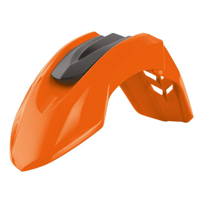 POLISPORT SUPERMOTO LINE FRONT FENDER - ORANGE Hover Image