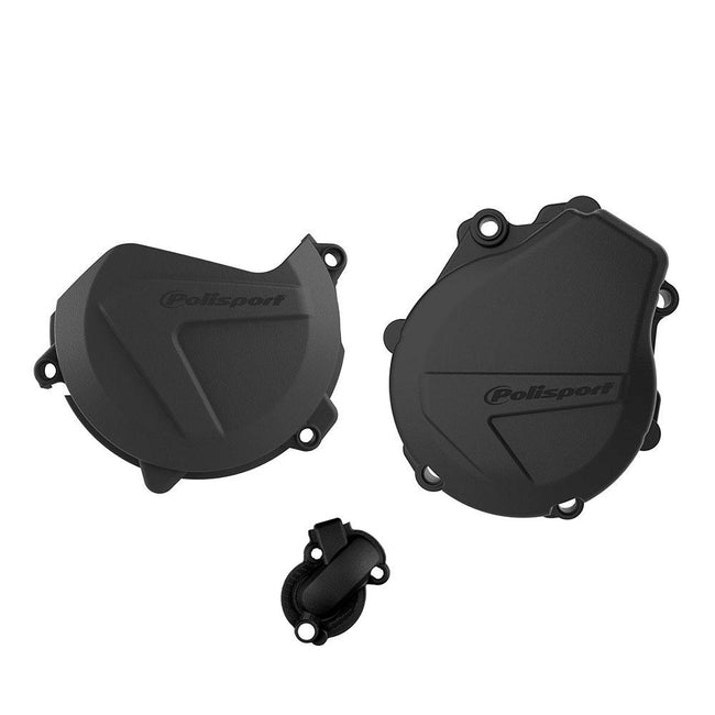 POLISPORT ENGINE COVER PROTECTION KIT KTM HUSQVARNA - BLACK Hover Image