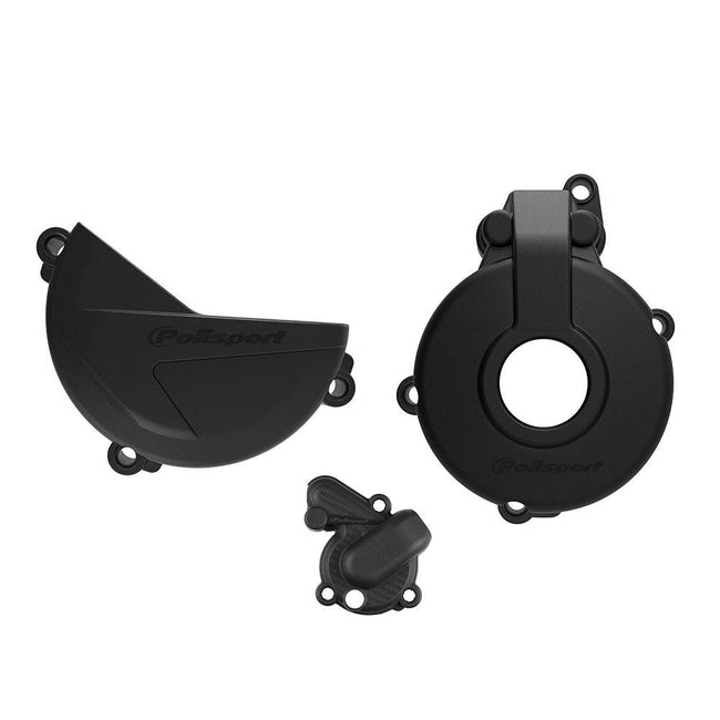 POLISPORT ENGINE COVER PROTECTION KIT SHERCO SEF 250/300 14-23 - BLACK Hover Image