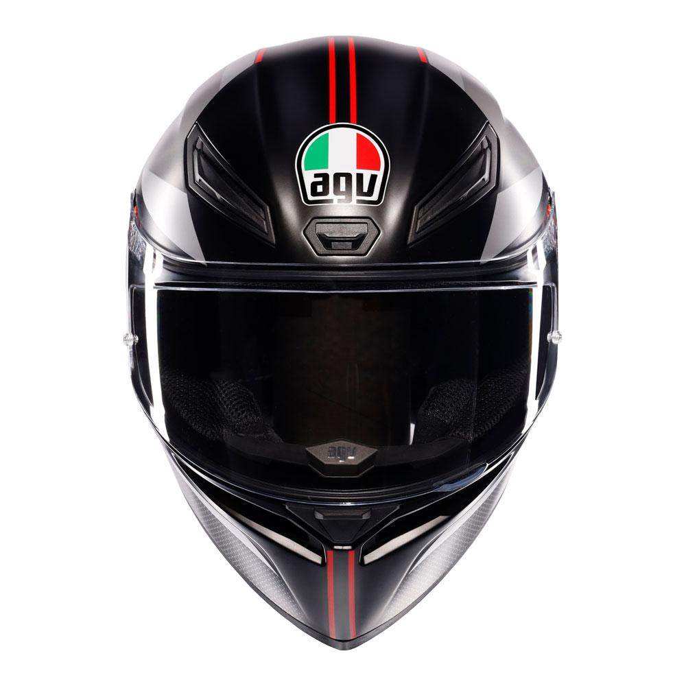 AGV K1 S - LAP MATT BLACK GREY RED