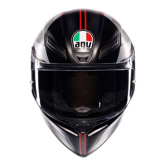 AGV K1 S - LAP MATT BLACK GREY RED Main Image