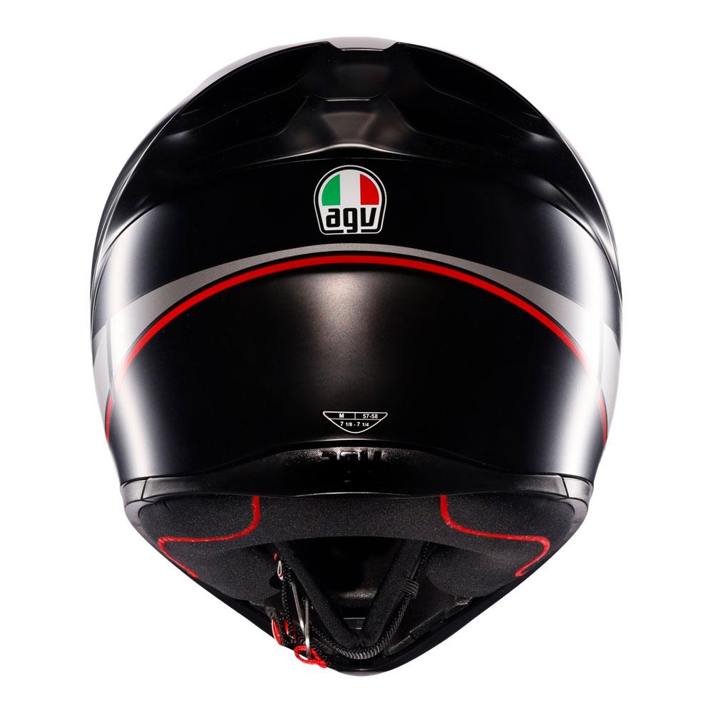 AGV K1 S - LAP MATT BLACK GREY RED