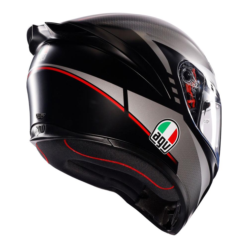 AGV K1 S - LAP MATT BLACK GREY RED