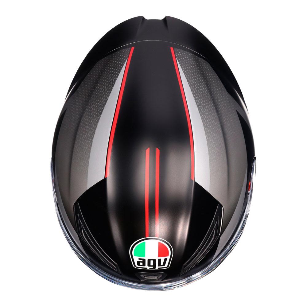 AGV K1 S - LAP MATT BLACK GREY RED