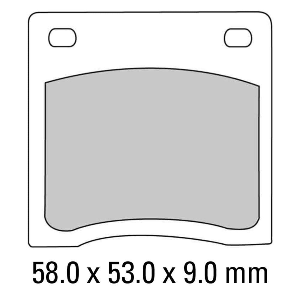 FERODO Disc Pad Set - FDB151 ST Sinter Grip Sintered Compound - Road