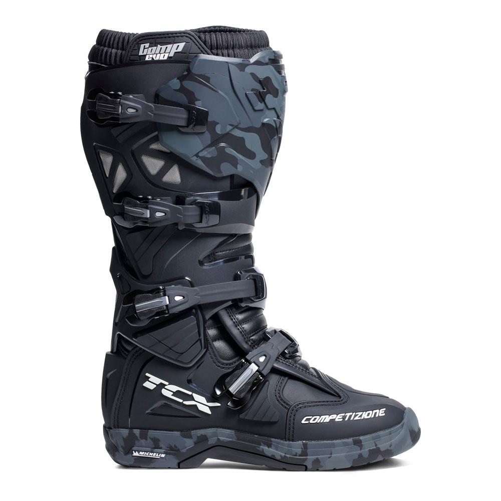 TCX COMP EVO 2 MICHELIN® BOOTS BLACK/CAMO