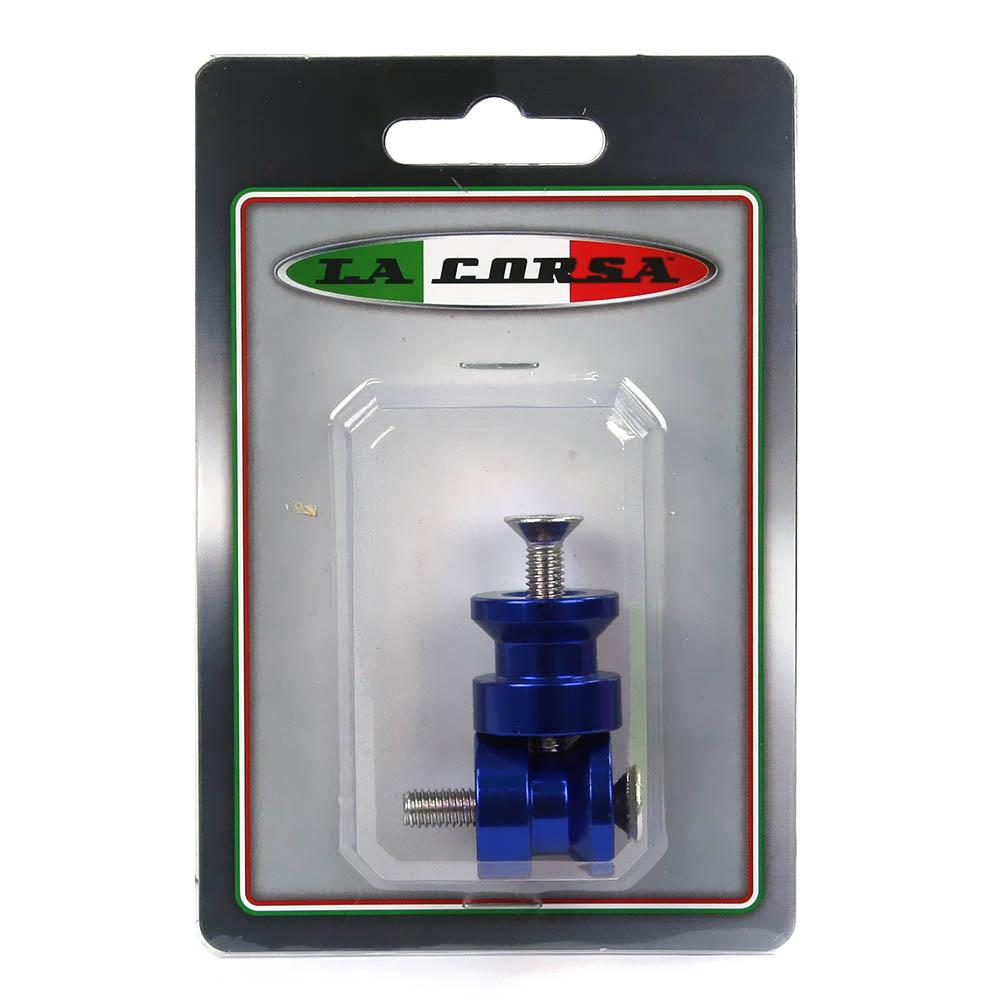 LA CORSA REAR STAND PICK UP KNOBS - BLUE - 6MM
