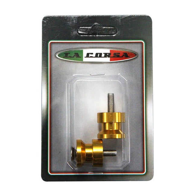LA CORSA REAR STAND PICK UP KNOBS - GOLD - 6MM Hover Image