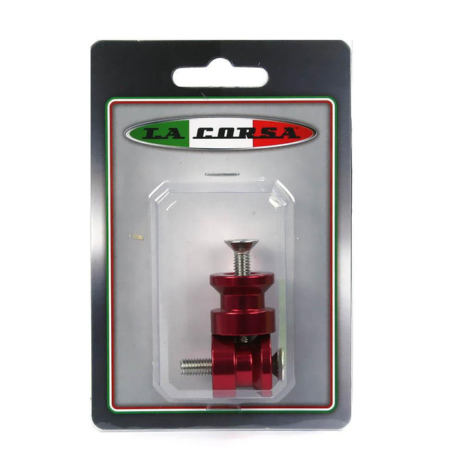 LA CORSA REAR STAND PICK UP KNOBS - RED - 6MM Hover Image