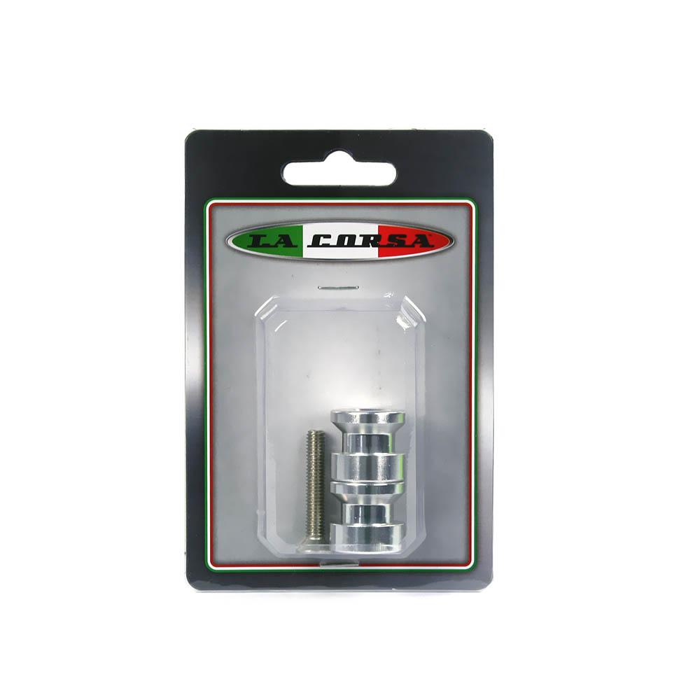 LA CORSA REAR STAND PICK UP KNOBS - SILVER - 8MM