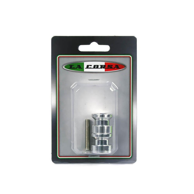 LA CORSA REAR STAND PICK UP KNOBS - SILVER - 8MM Hover Image