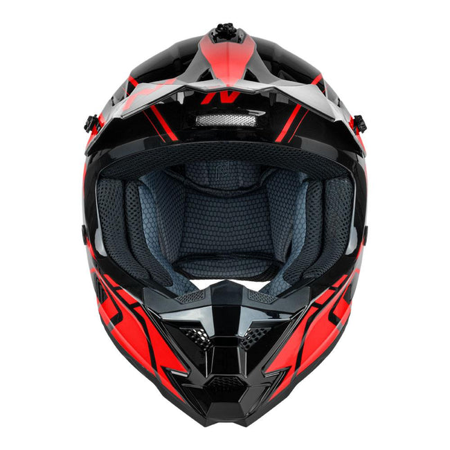 NITRO MX710 YOUTH SHARD II RED/BLACK Main Image