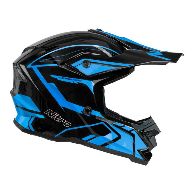 NITRO MX710 YOUTH SHARD II BLUE/BLACK Hover Image