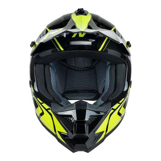 NITRO MX710 YOUTH SHARD II FLURO YELLOW/BLACK Main Image