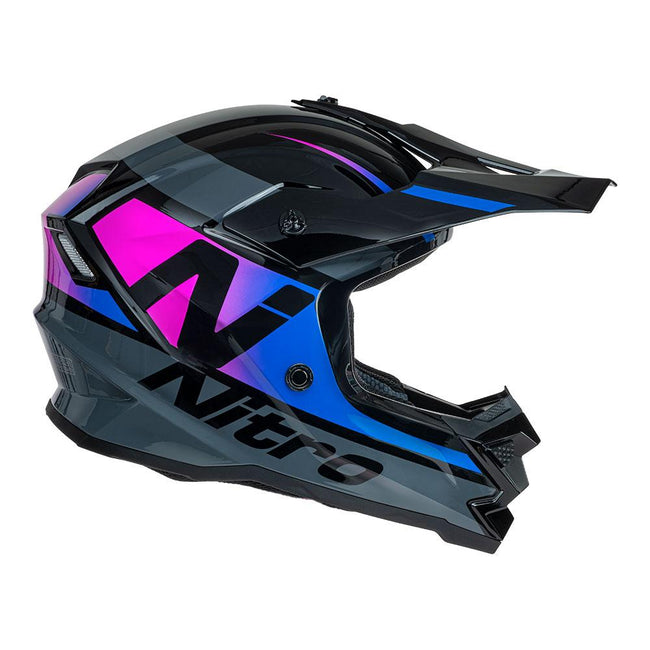 NITRO MX710 YOUTH ONYX PURPLE/PINK Hover Image