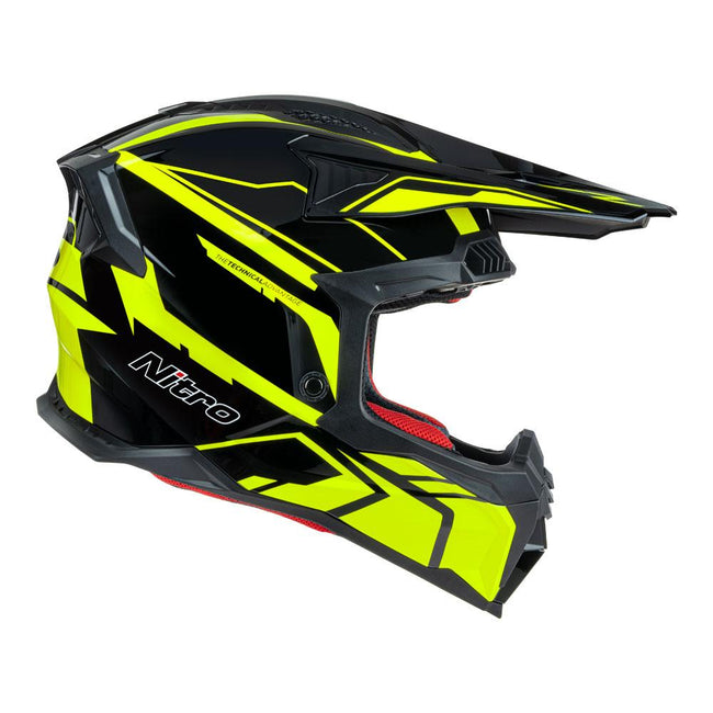 NITRO MX710 SHARD II FLURO YELLOW/BLACK Hover Image