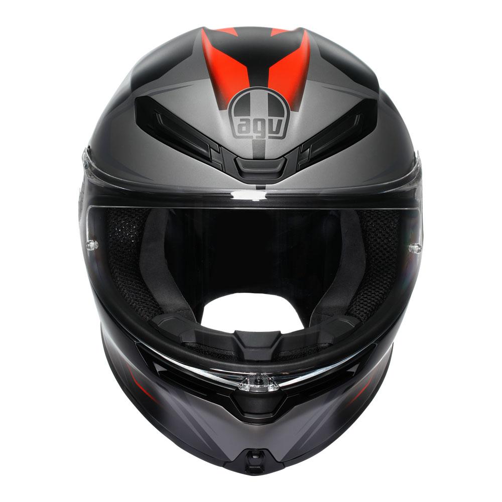AGV K6 S - KARVE BLACK/GREY/RED