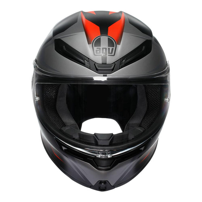 AGV K6 S - KARVE BLACK/GREY/RED Main Image
