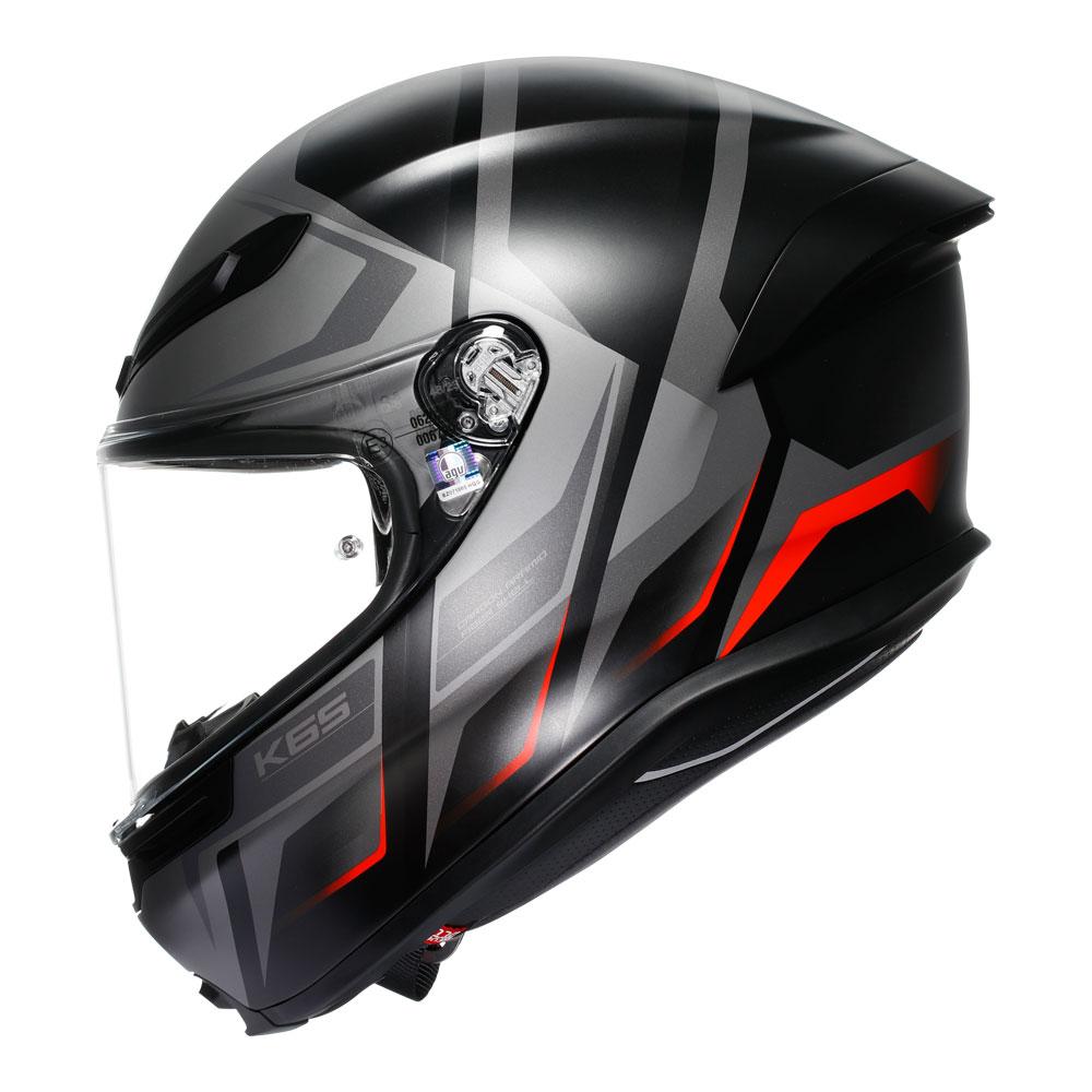 AGV K6 S - KARVE BLACK/GREY/RED
