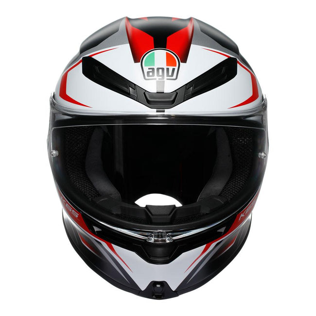 AGV K6 S - KARVE BLACK/WHITE/RED Main Image