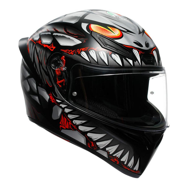 AGV K1 S - LYZARD BLACK/GREY/RED Hover Image