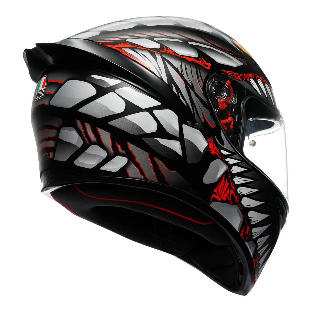 AGV K1 S - LYZARD BLACK/GREY/RED