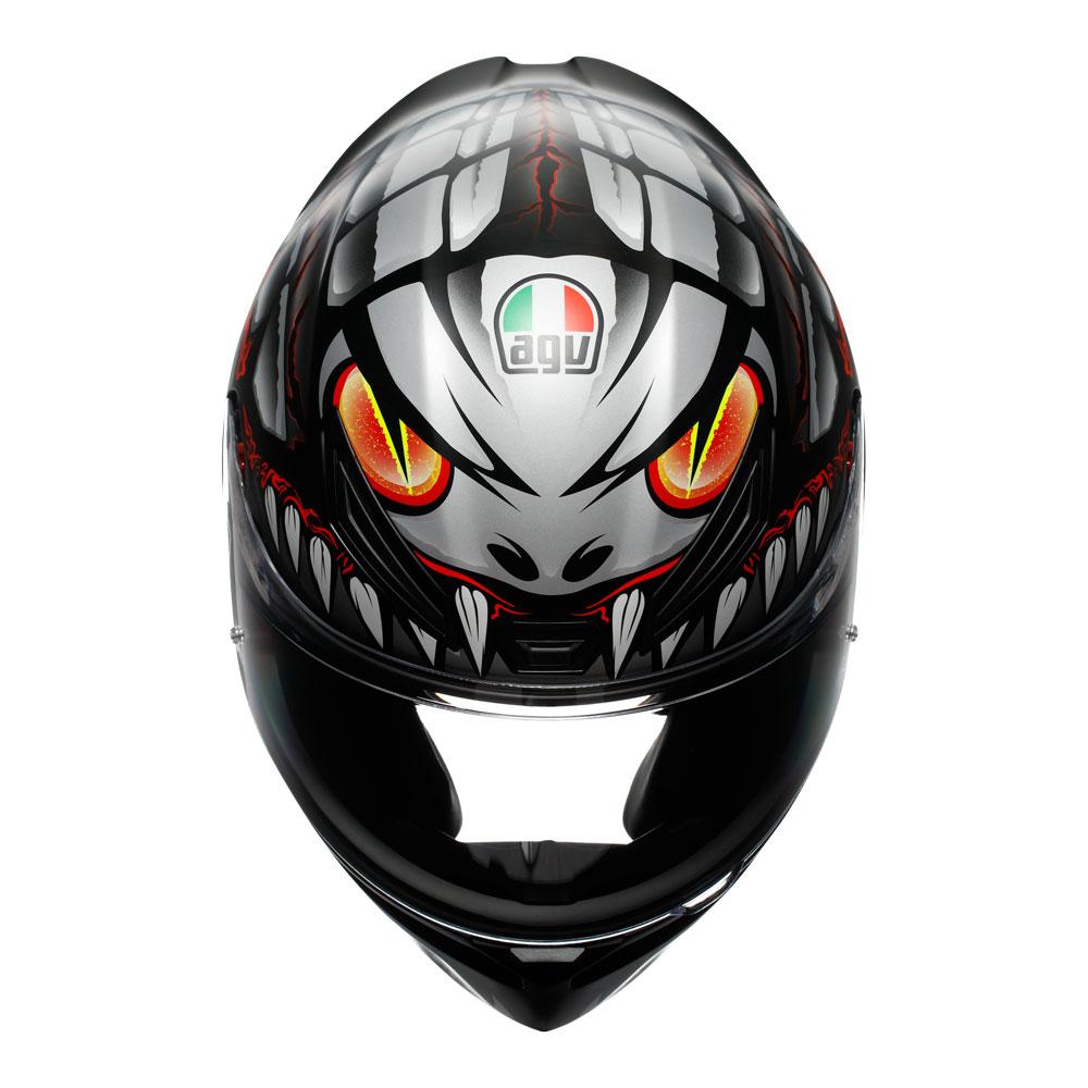 AGV K1 S - LYZARD BLACK/GREY/RED