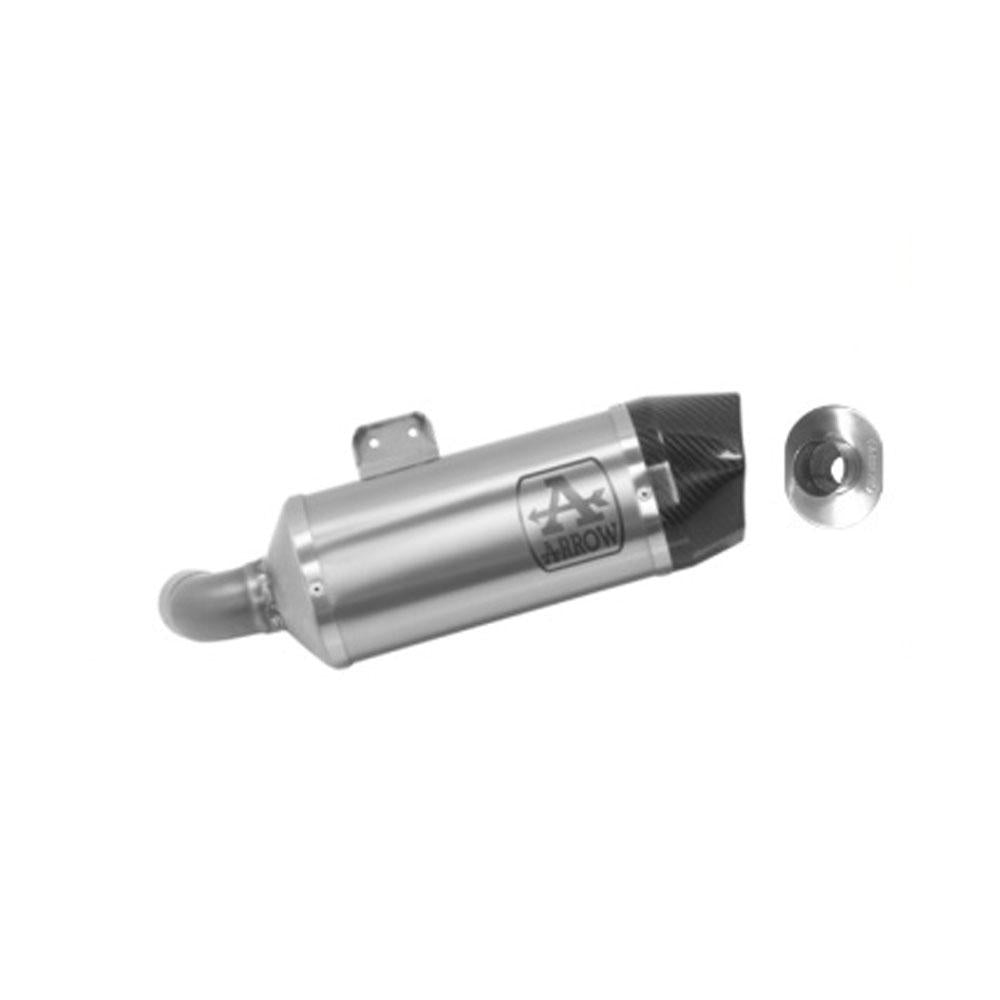 ARROW 71915PK Silencer - INDY RACE Titanium with Carbon End Cap