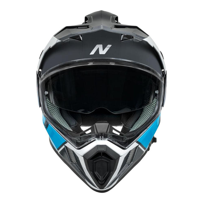 NITRO MX780 ADVENTURE GLOSS GREY/LIGHT BLUE/RED/WHITE Main Image