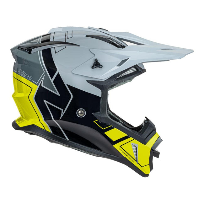 NITRO MX760 GLOSS SILVER/GREY/BLACK/FLURO Hover Image