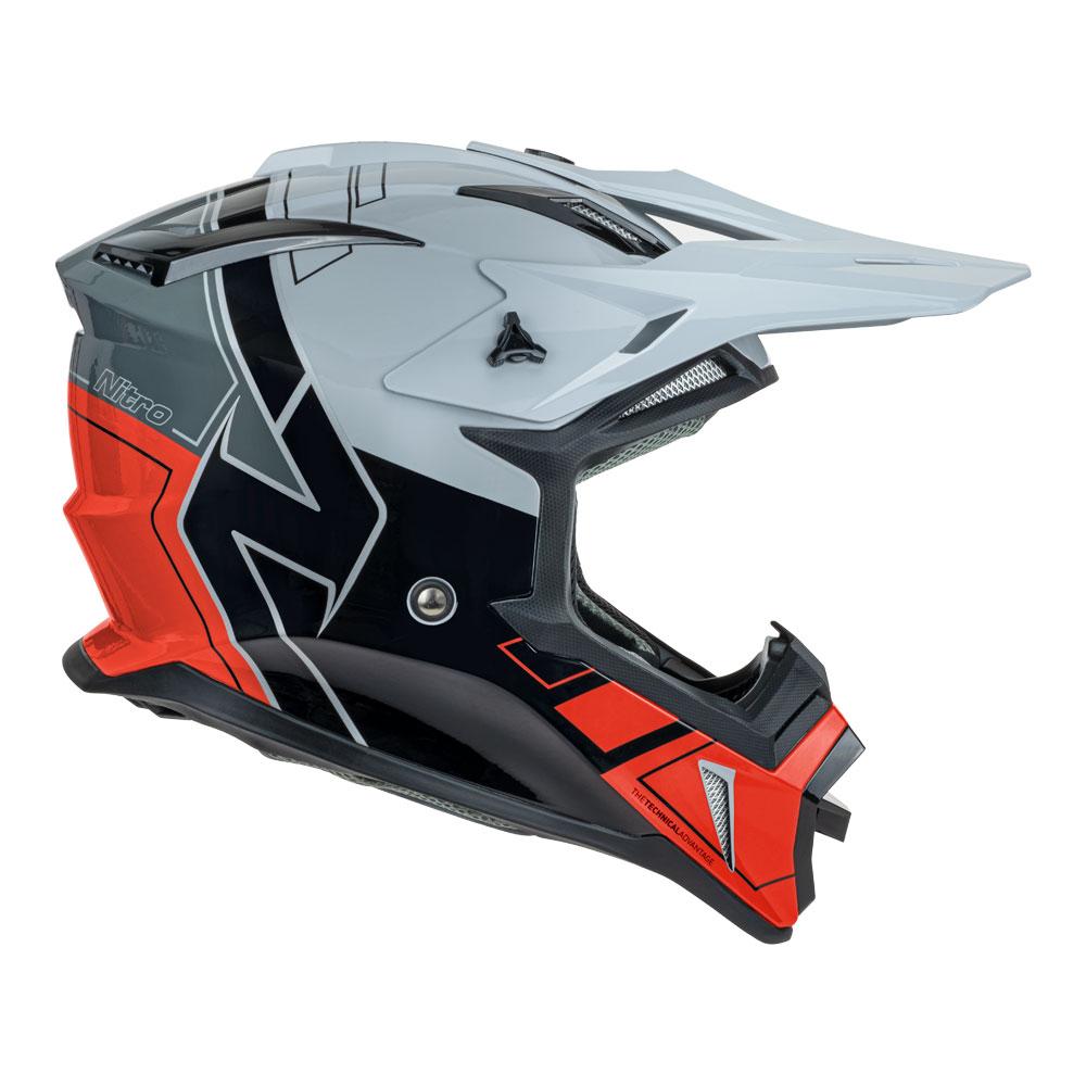 NITRO MX760 GLOSS SILVER/GREY/BLACK/RED