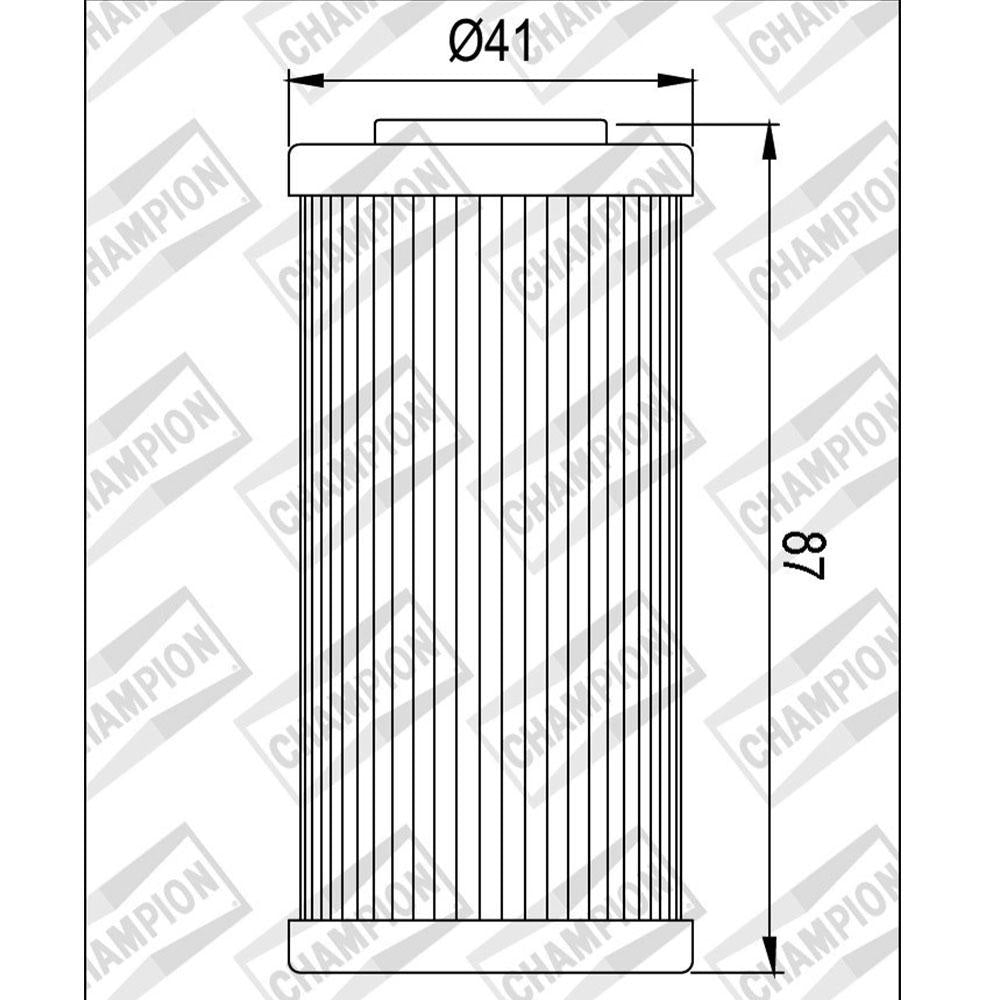 CHAMPION OIL FILTER ELEMENT - COF511 (611)