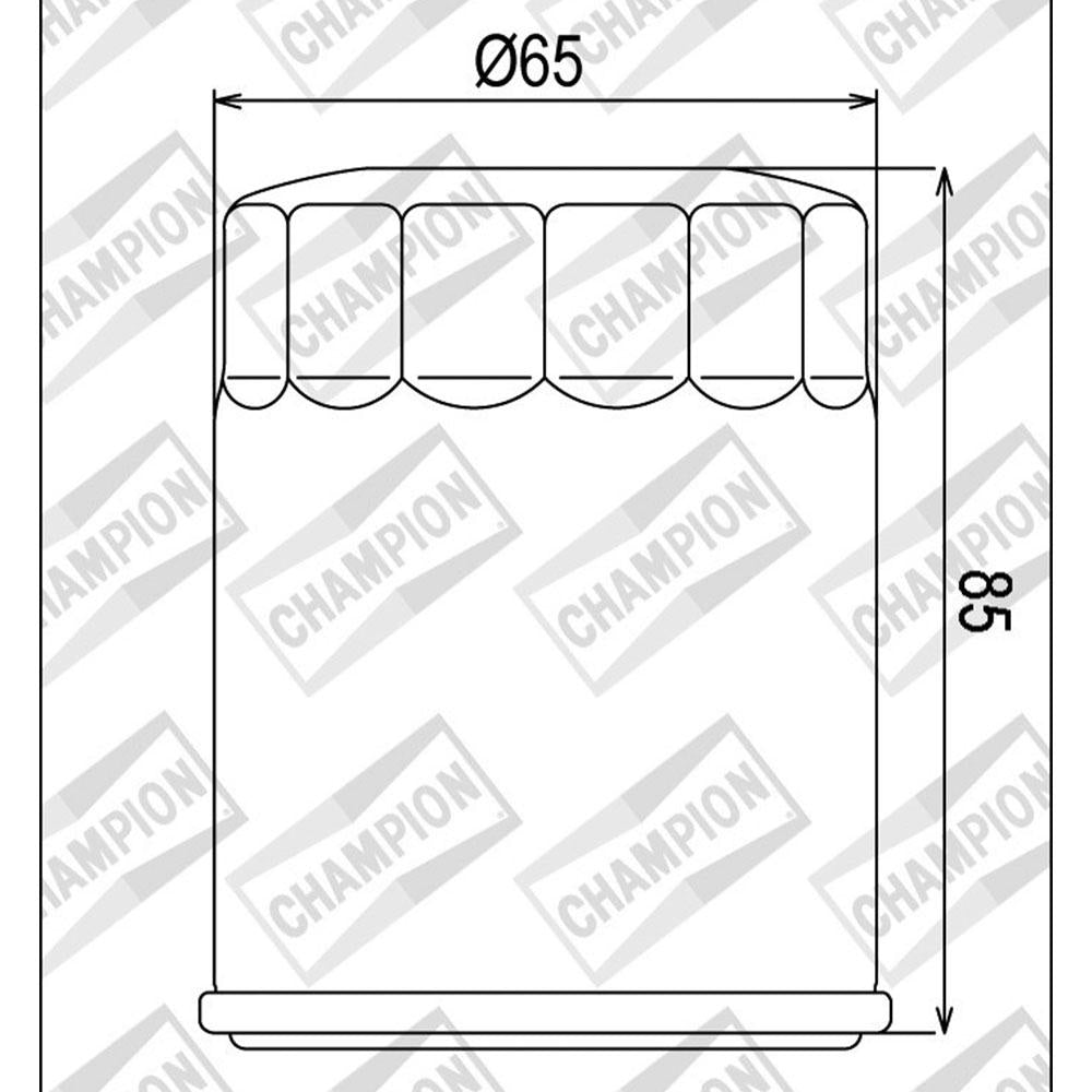 CHAMPION OIL FILTER ELEMENT - COF521 (621)