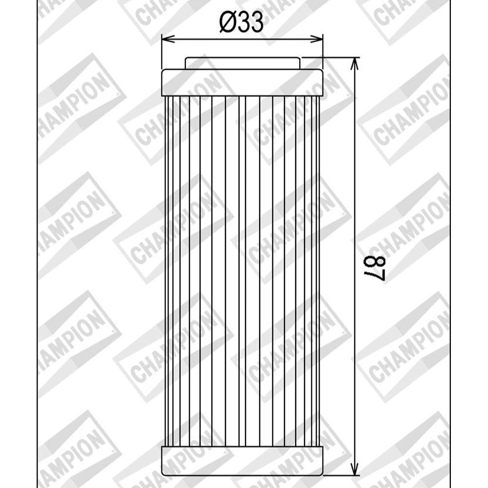 CHAMPION OIL FILTER ELEMENT - COF552 (652)