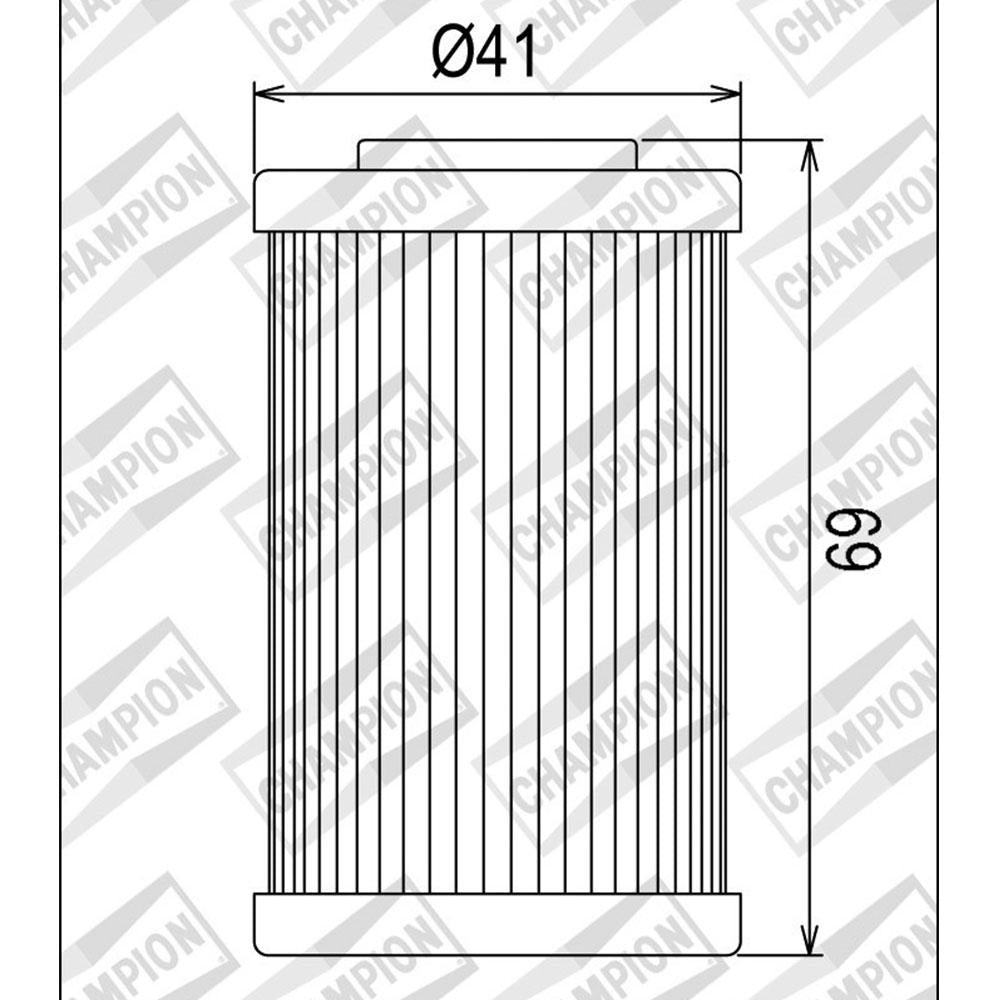 CHAMPION OIL FILTER ELEMENT - COF555 (655)
