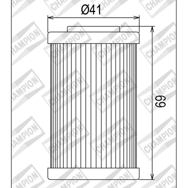 CHAMPION OIL FILTER ELEMENT - COF555 (655) Main Image