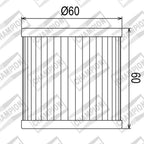 CHAMPION OIL FILTER ELEMENT - COF581 (681)