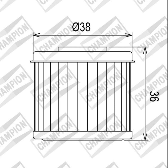 CHAMPION OIL FILTER ELEMENT - COF016 (116) Main Image
