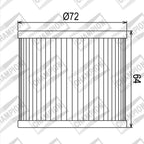 CHAMPION OIL FILTER ELEMENT - COF033 (133)