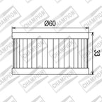 CHAMPION OIL FILTER ELEMENT - COF036 (136)