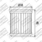 CHAMPION OIL FILTER ELEMENT - COF040 (140)