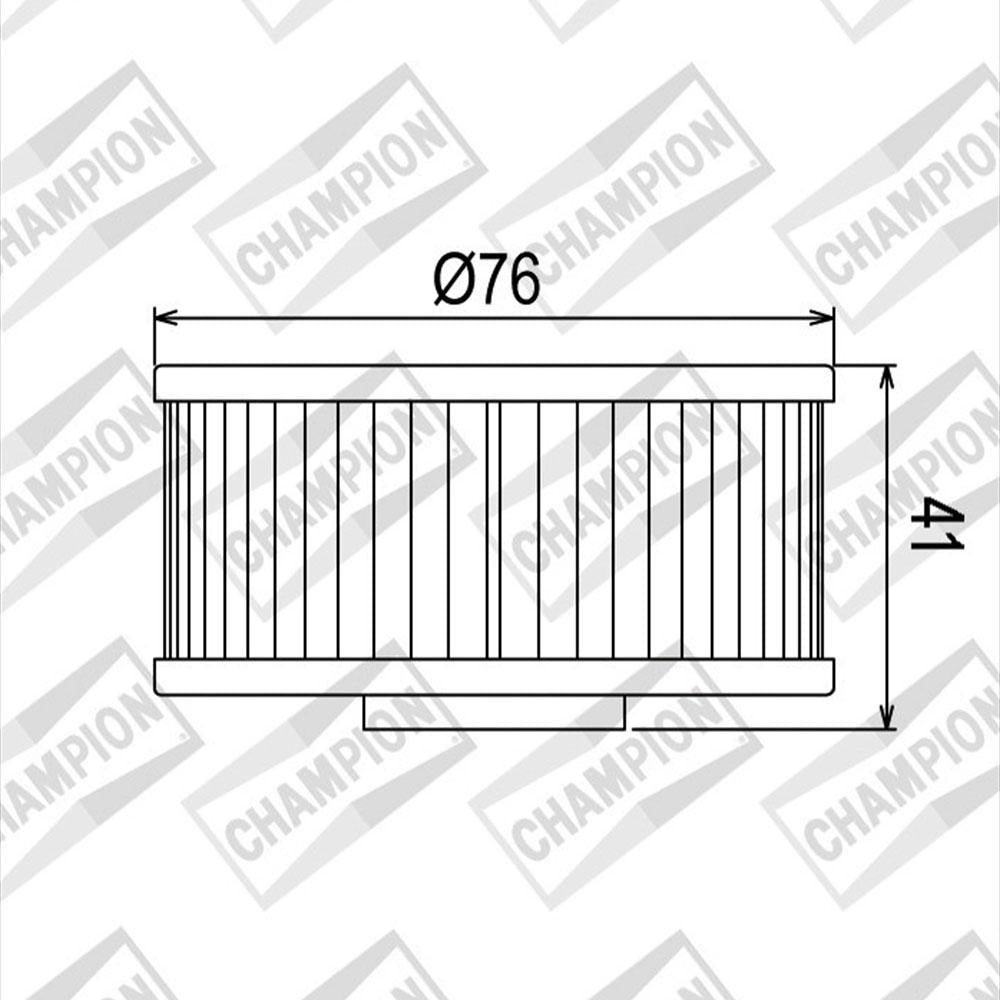 CHAMPION OIL FILTER ELEMENT - COF044 (144)