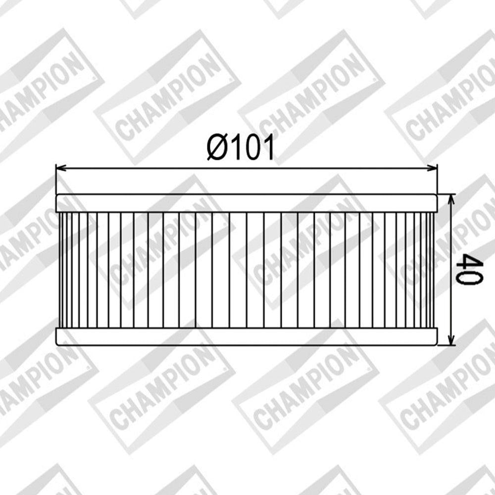 CHAMPION OIL FILTER ELEMENT - COF046 (146)