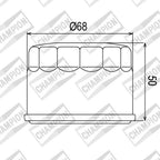 CHAMPION OIL FILTER ELEMENT - COF047 (147)