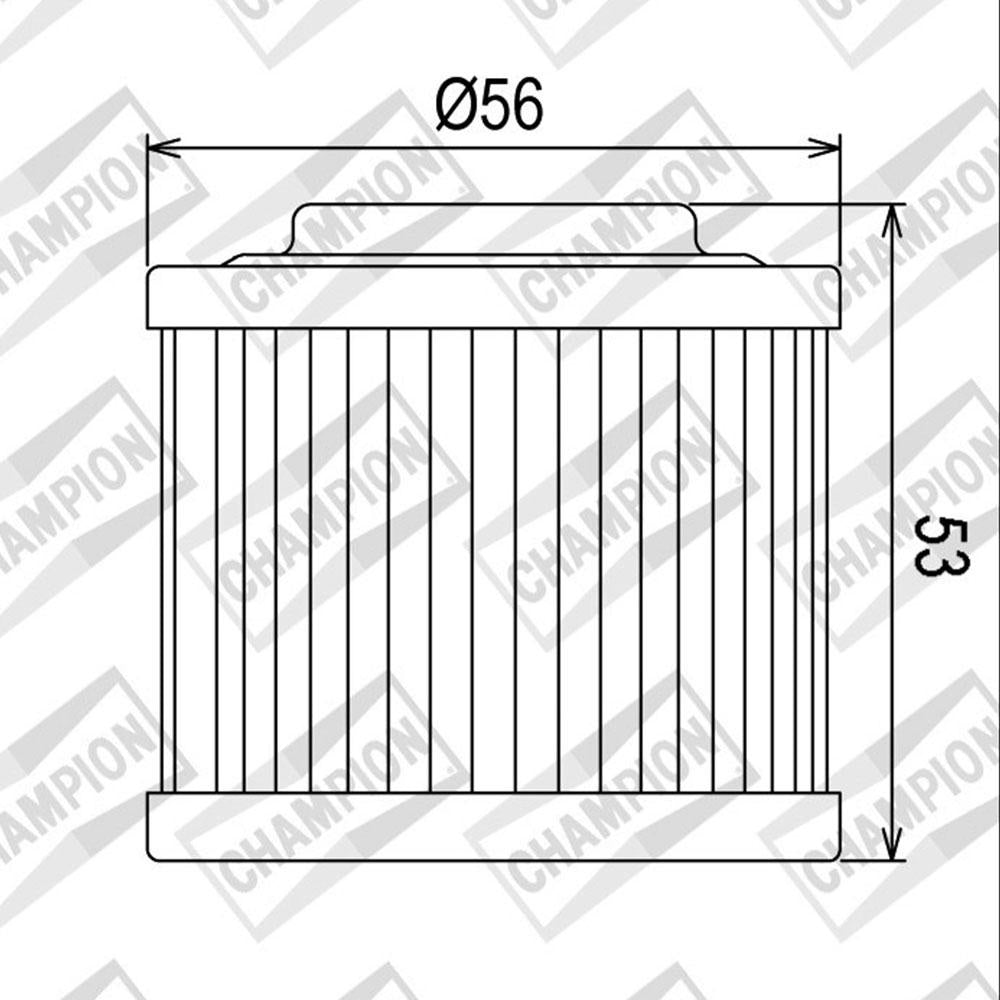 CHAMPION OIL FILTER ELEMENT - COF051 (151)