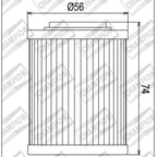 CHAMPION OIL FILTER ELEMENT - COF052 (152)