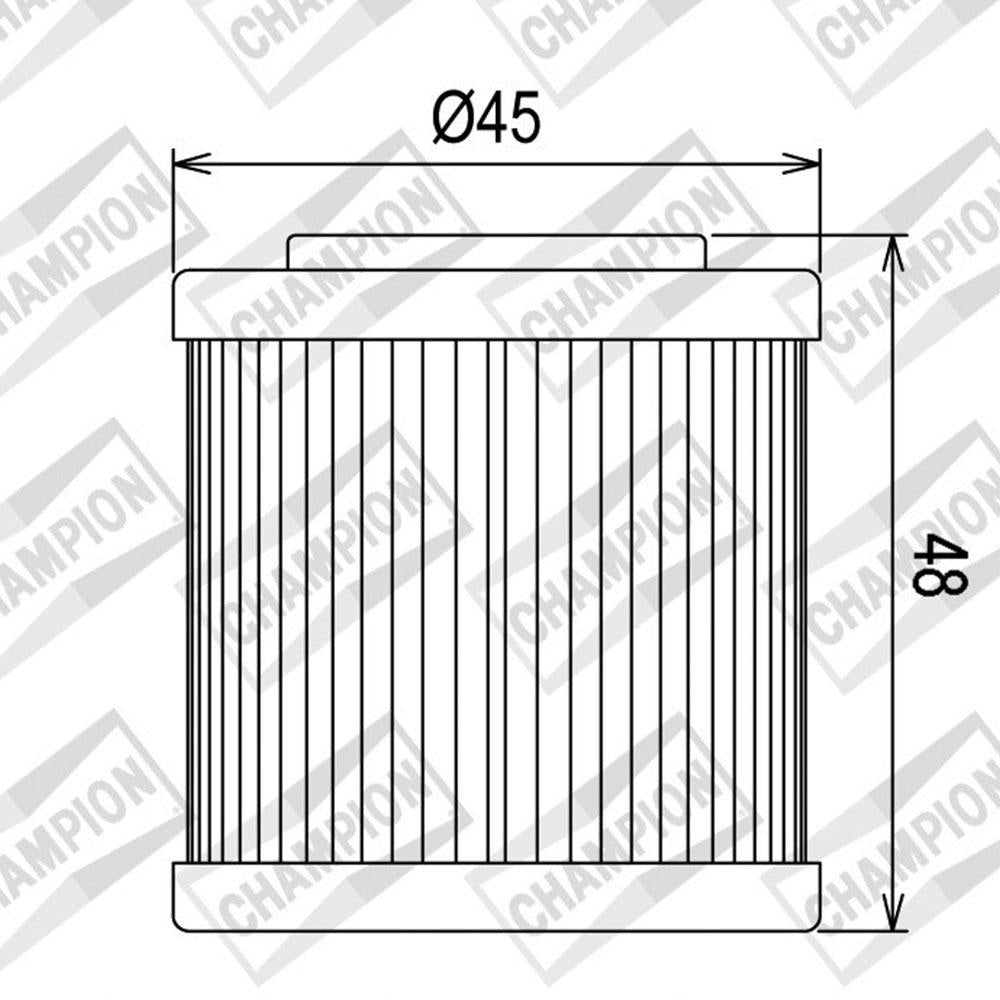 CHAMPION OIL FILTER ELEMENT - COF054 (154)