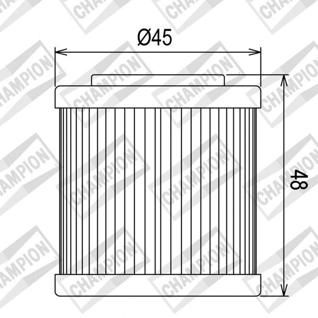 CHAMPION OIL FILTER ELEMENT - COF054 (154) Main Image