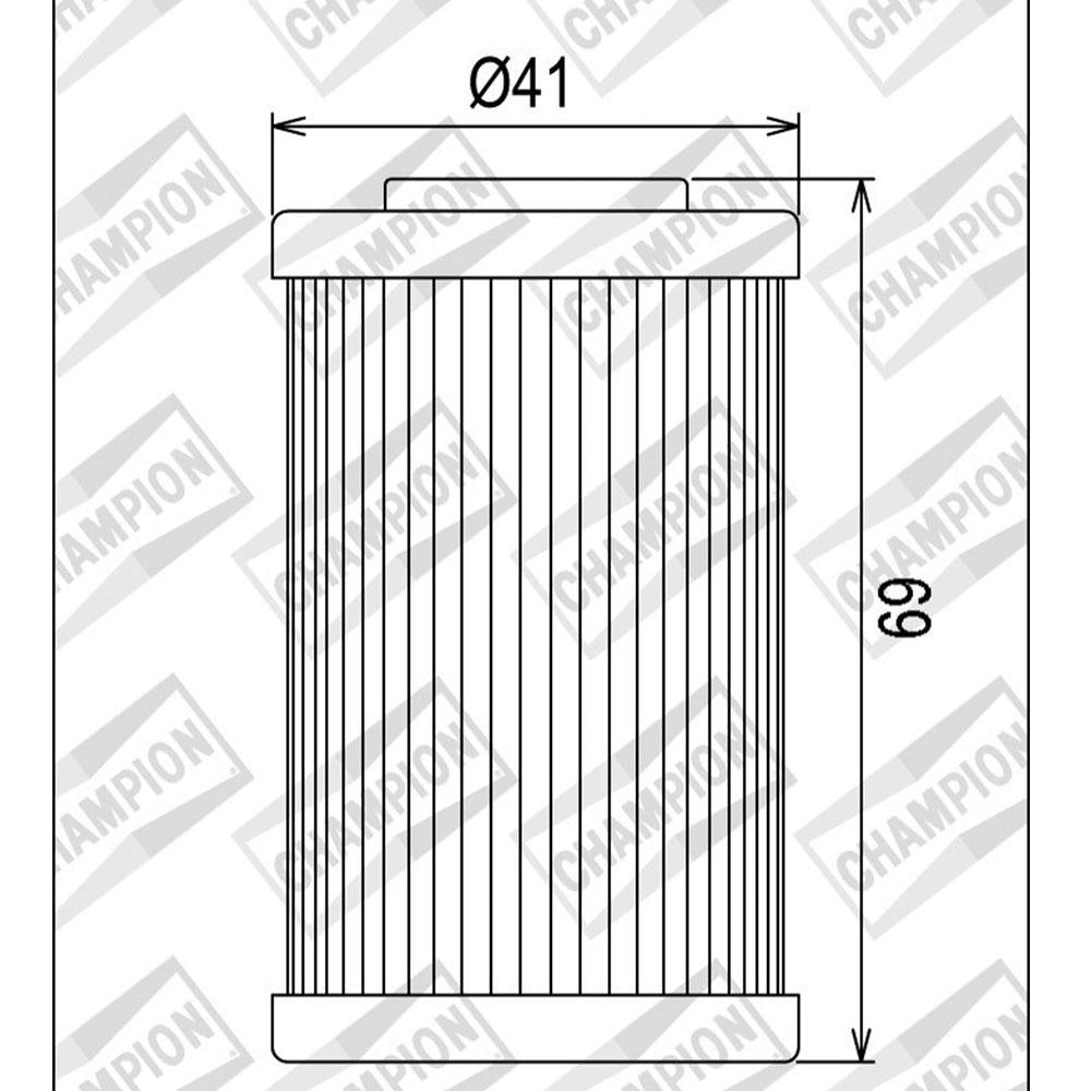 CHAMPION OIL FILTER ELEMENT - COF055 (155)