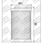 CHAMPION OIL FILTER ELEMENT - COF055 (155)